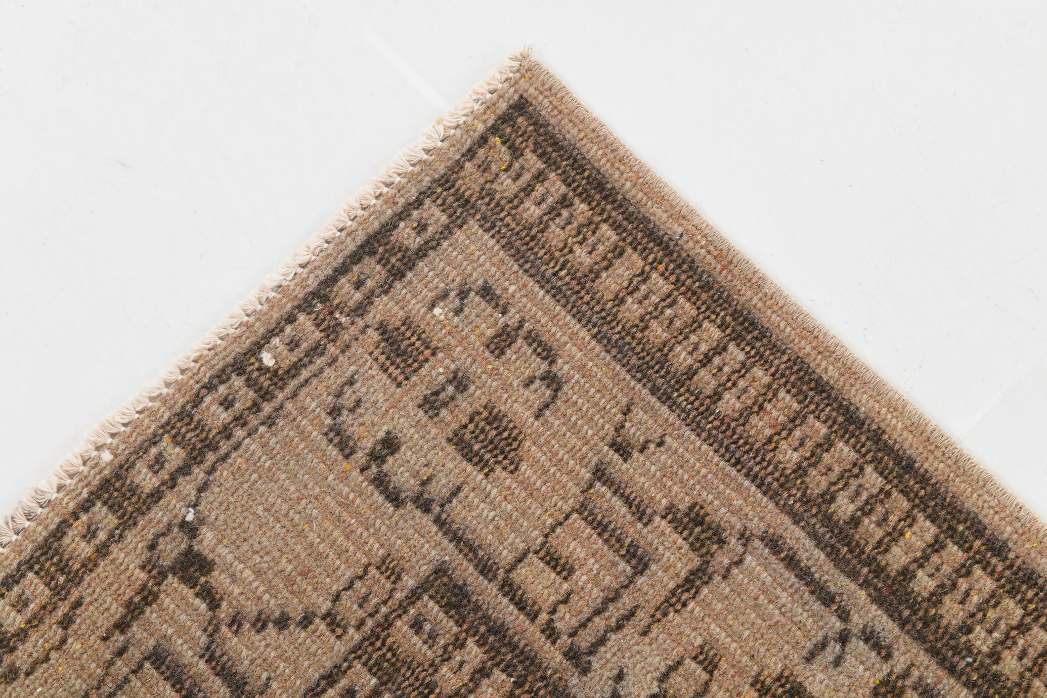 Classic floral brown vintage  rug