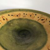 Glazed terracotta dish