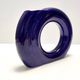 Vintage Blue Glazed Ceramic Vase by Pietro Arosio for Parravicini, Italy, 1