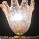 Charming Pink and Trasparent Murano Glass Chandelier by Barovier e Toso