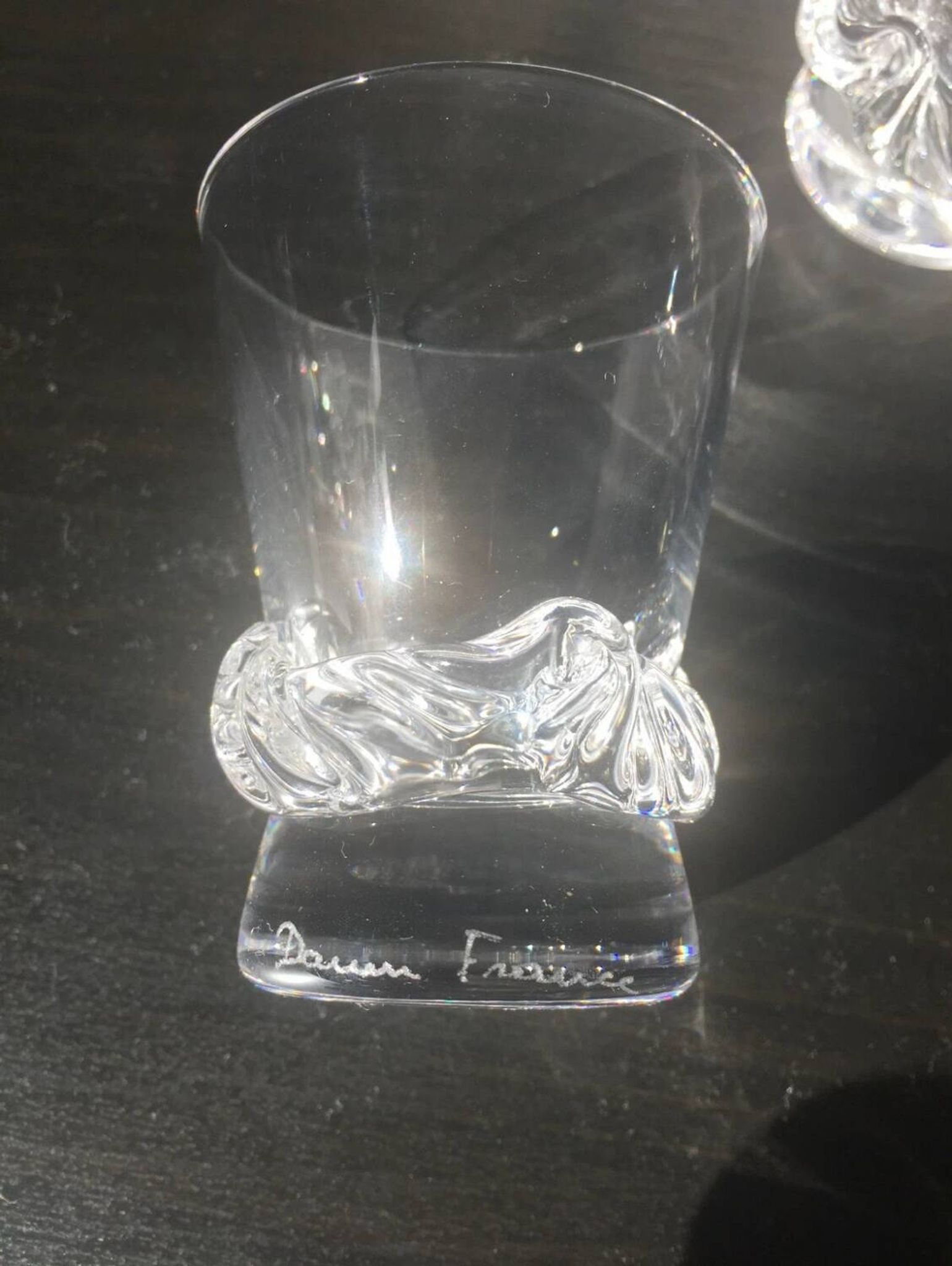 Daum france crystal glass, sorcy model