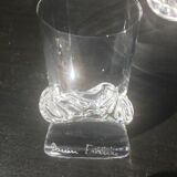 Verre en cristal daum france modèle sorcy
