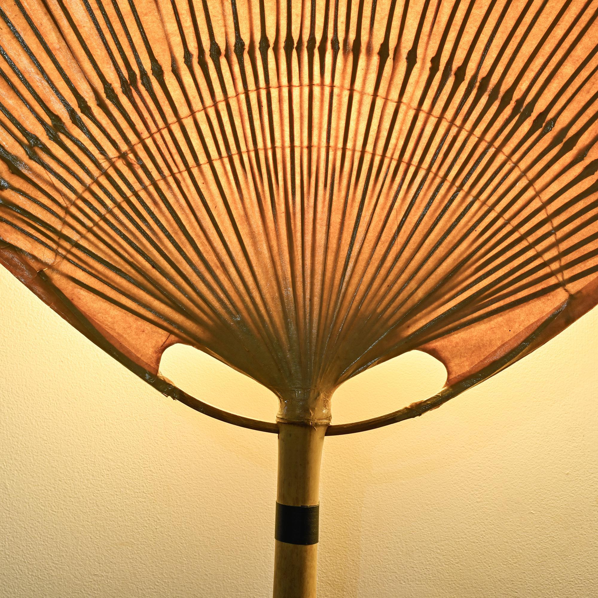 Pair of Uchiwa II wall lights by Ingo Maurer, Design M 1973