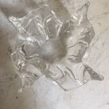 Cendrier en verre en forme de soleil