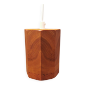 Petite lampe suspendue en pin, Suède années 1970-80