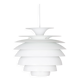Danish vintage pendant light Barcelona by Bent Karlby, Lyfa, 1960s