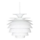 Danish vintage pendant lamp Barcelona by Bent Karlby, Lyfa, 1960s