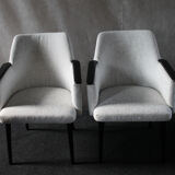 A pair of armchairs, 70s.