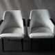 A pair of armchairs, 70s.