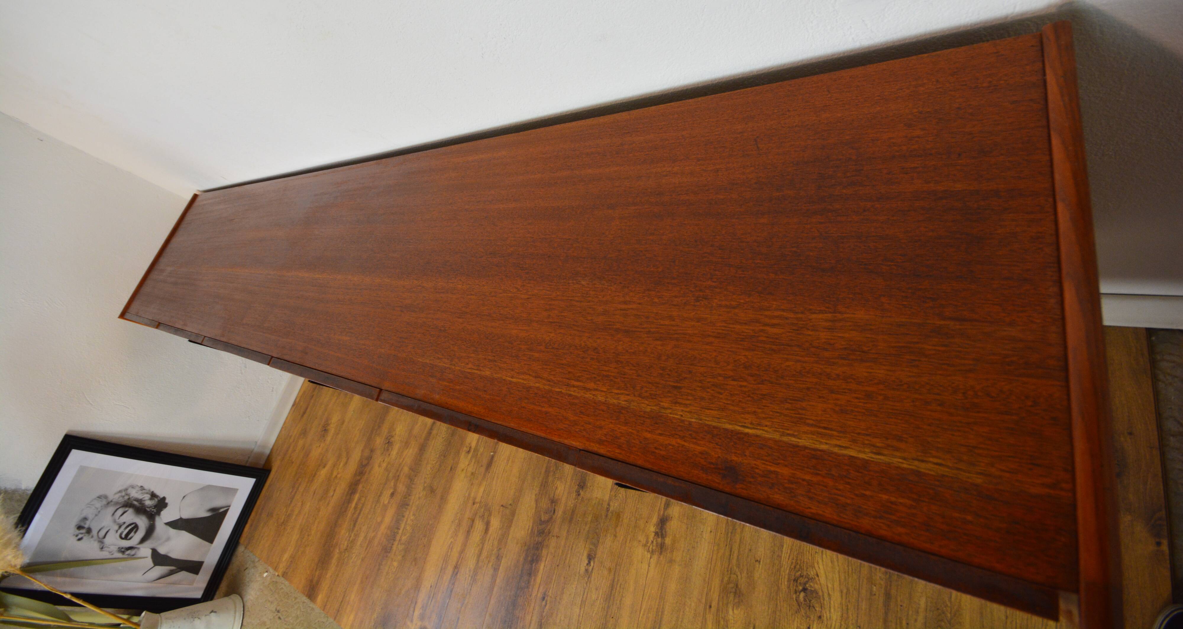 Scandinavian teak sideboard and “pin” legs