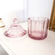 Candy pot in vintage purple glass