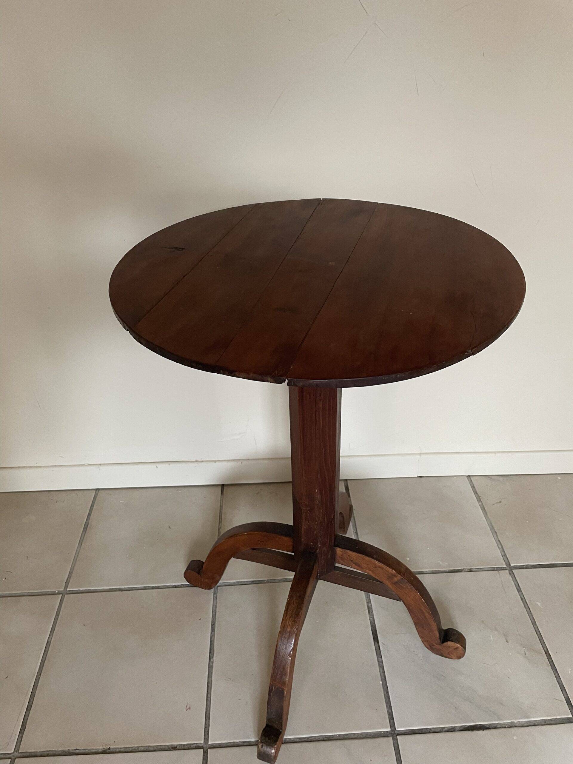 Wooden side table