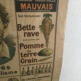 Educational panel "Alcohol is the enemy" 1910