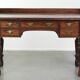 Elegant antique English desk / writing table from the mid-19th century