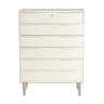 Chest of drawers painted in white