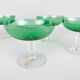 Set of Six Art Deco Stemmed Glasses, Czechoslovakia