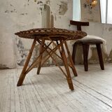 Table basse rotin « soleil »
