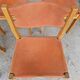 Vintage elm chair by Maison Regain, France 1980