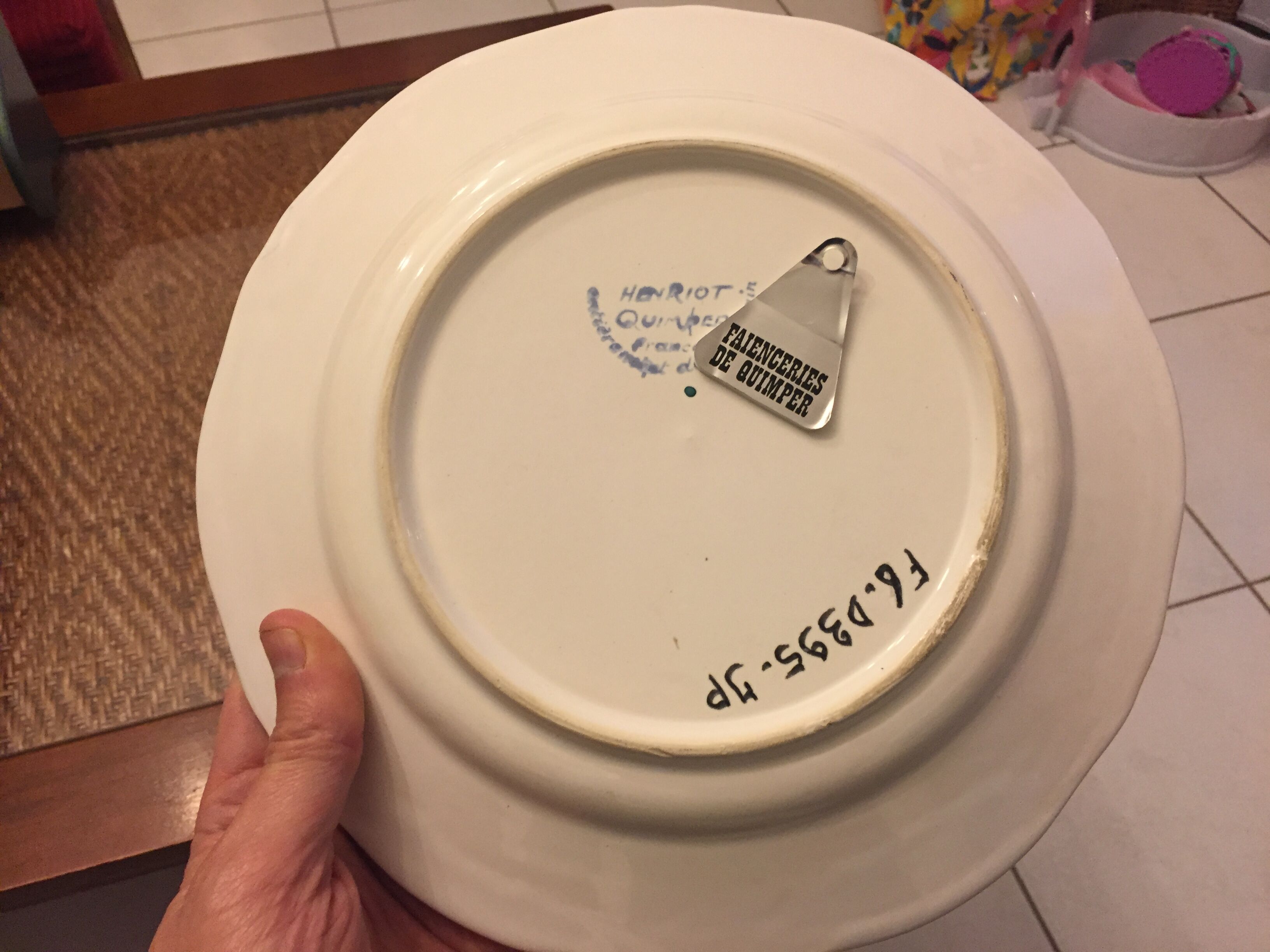 Vintage Henriot soup bowl