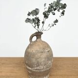 Antique raw terracotta jar