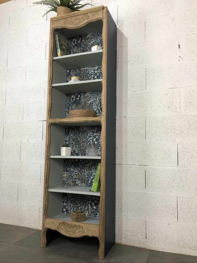 Old bookcase shelf