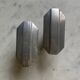 Pair of aluminum handles, 1950s