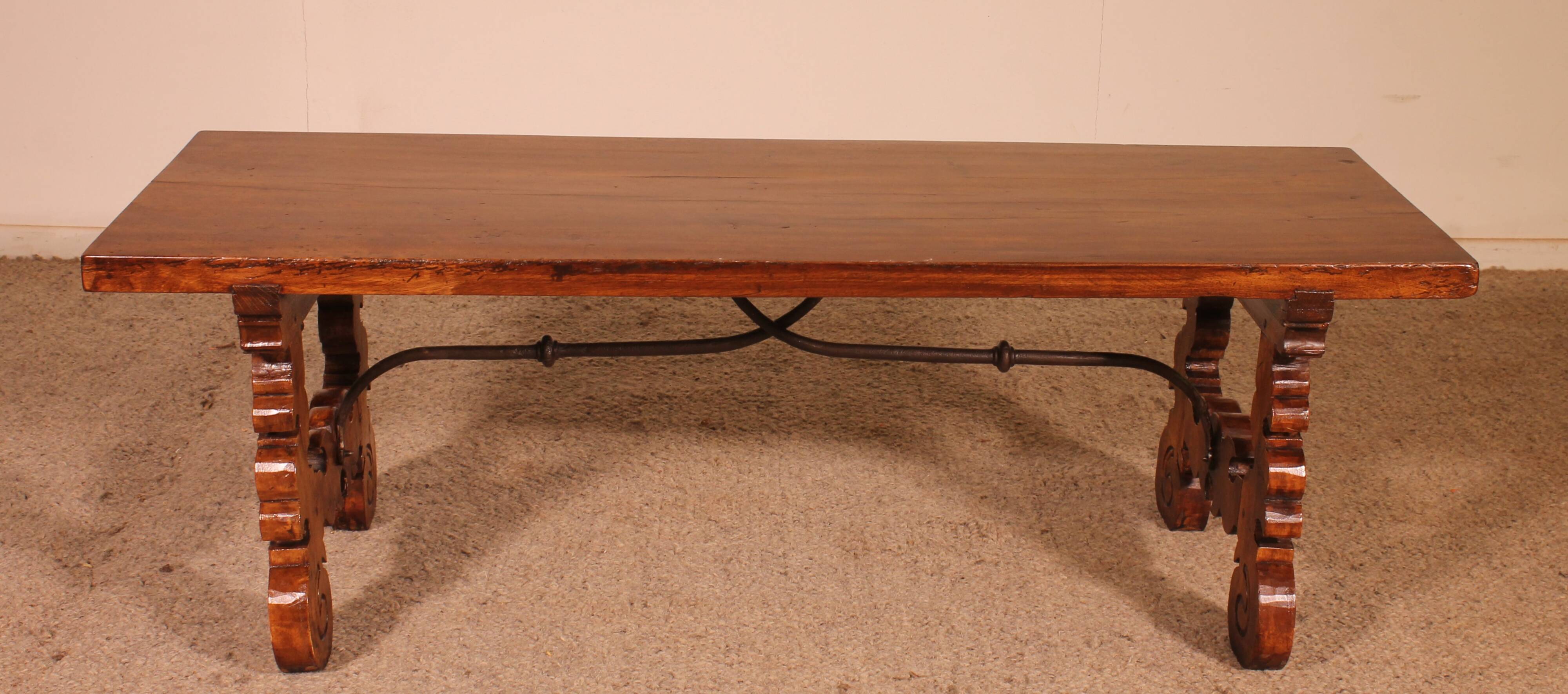 Spanish Walnut Coffee Table - 17th Century
