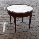 Louis XVI style coffee table with marble