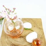 Glass carafe and tray set