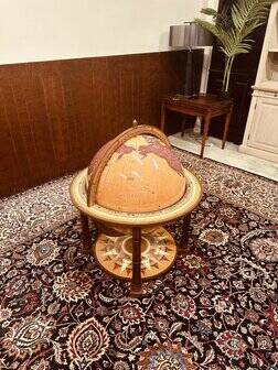 Classic Italian Zoffoli Aries globe bar floor model