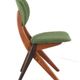 Set of 4 AwA Scissor Chairs - teak mid century modern - new upholstery