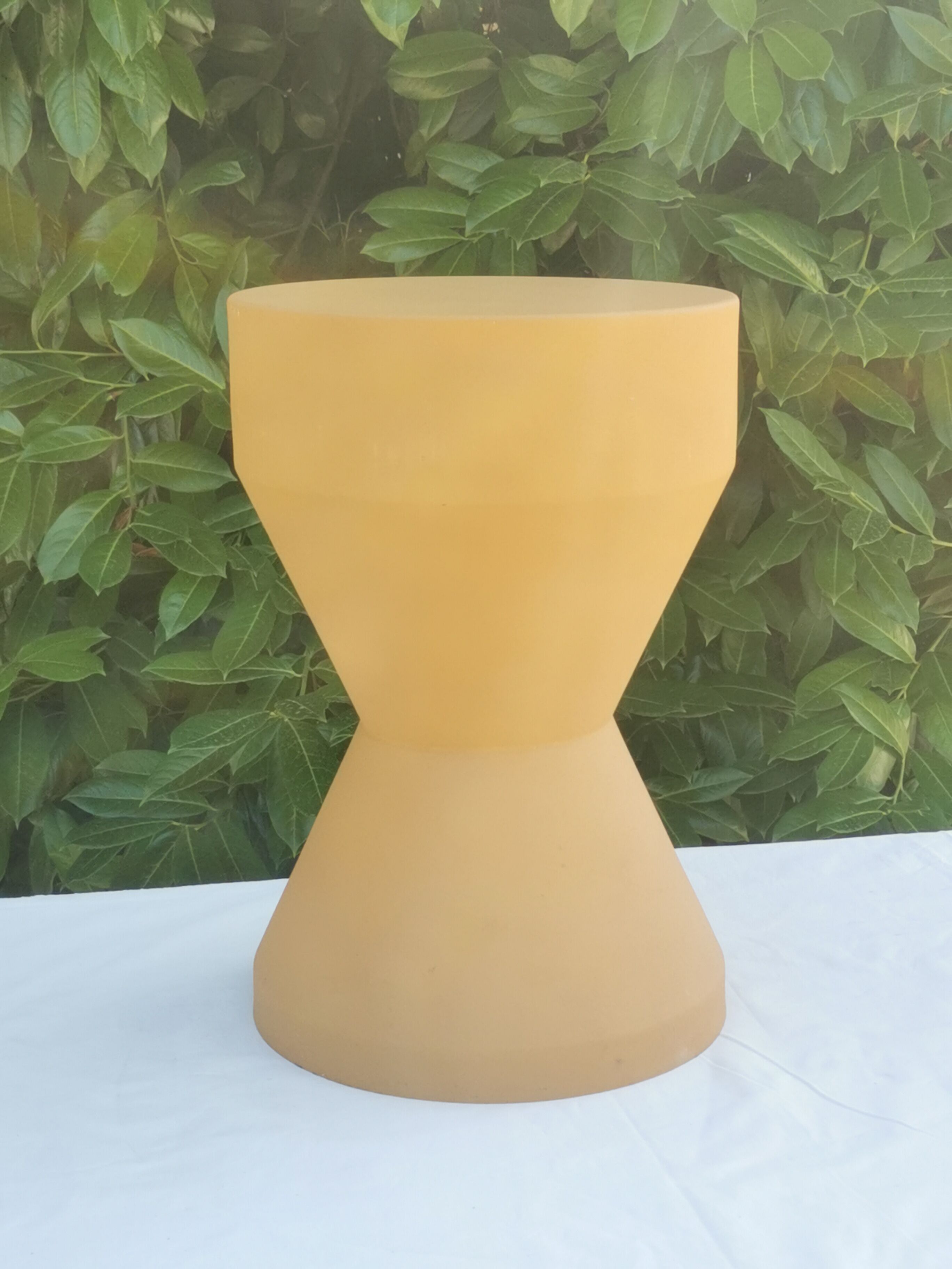 Vintage metal stool/end table