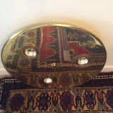 Brass ceiling lamp from the 70s