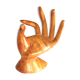 Wooden fig hand, 70s