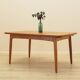 Table en teck, design danois, années 1970, fabriquée au Danemark