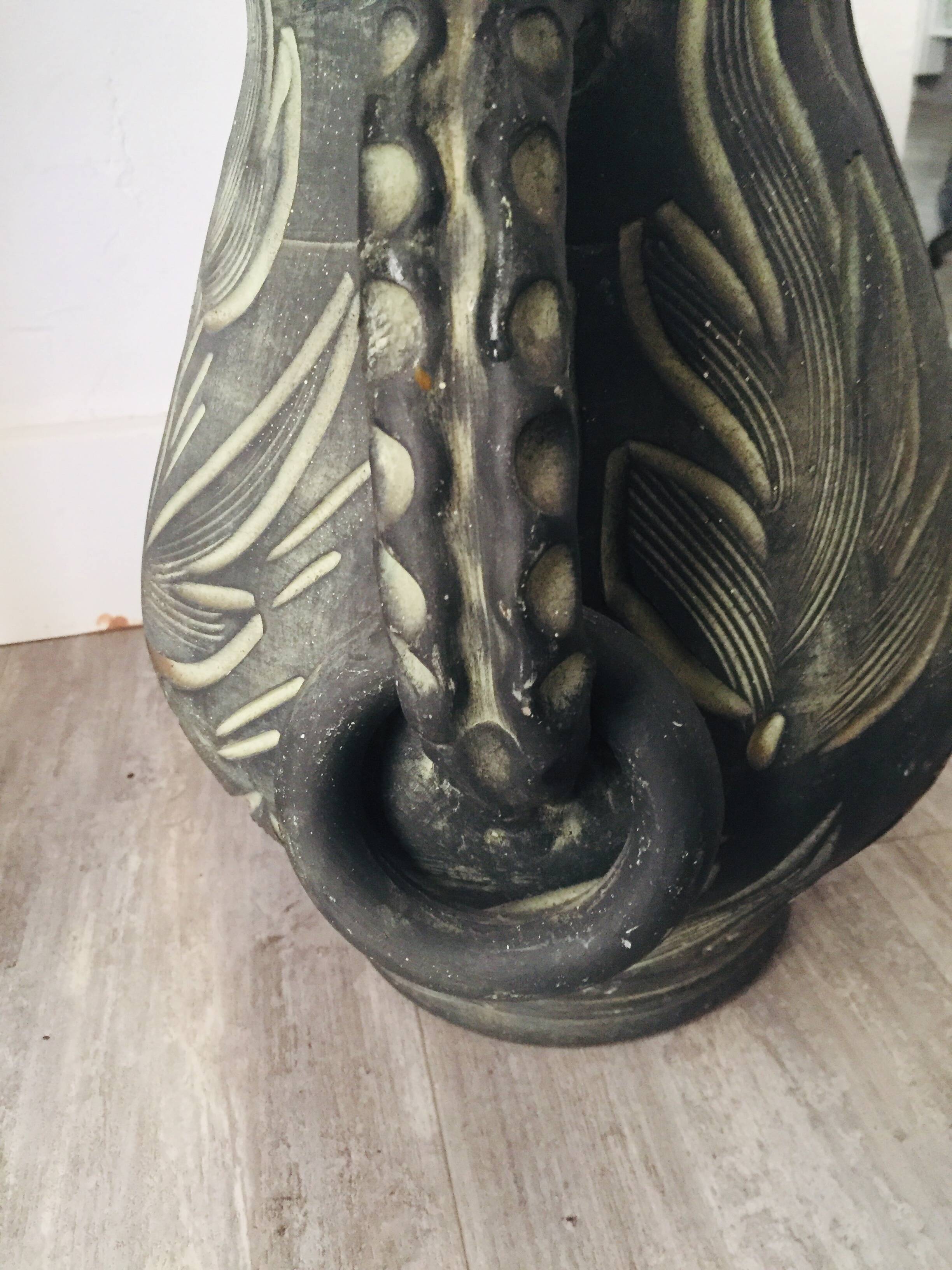 Pair of large Mid-Century floor vases – Ceramics La Bisbal, Figueras
