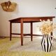 Petite table basse / Bout de canapé géométrique années 50-60