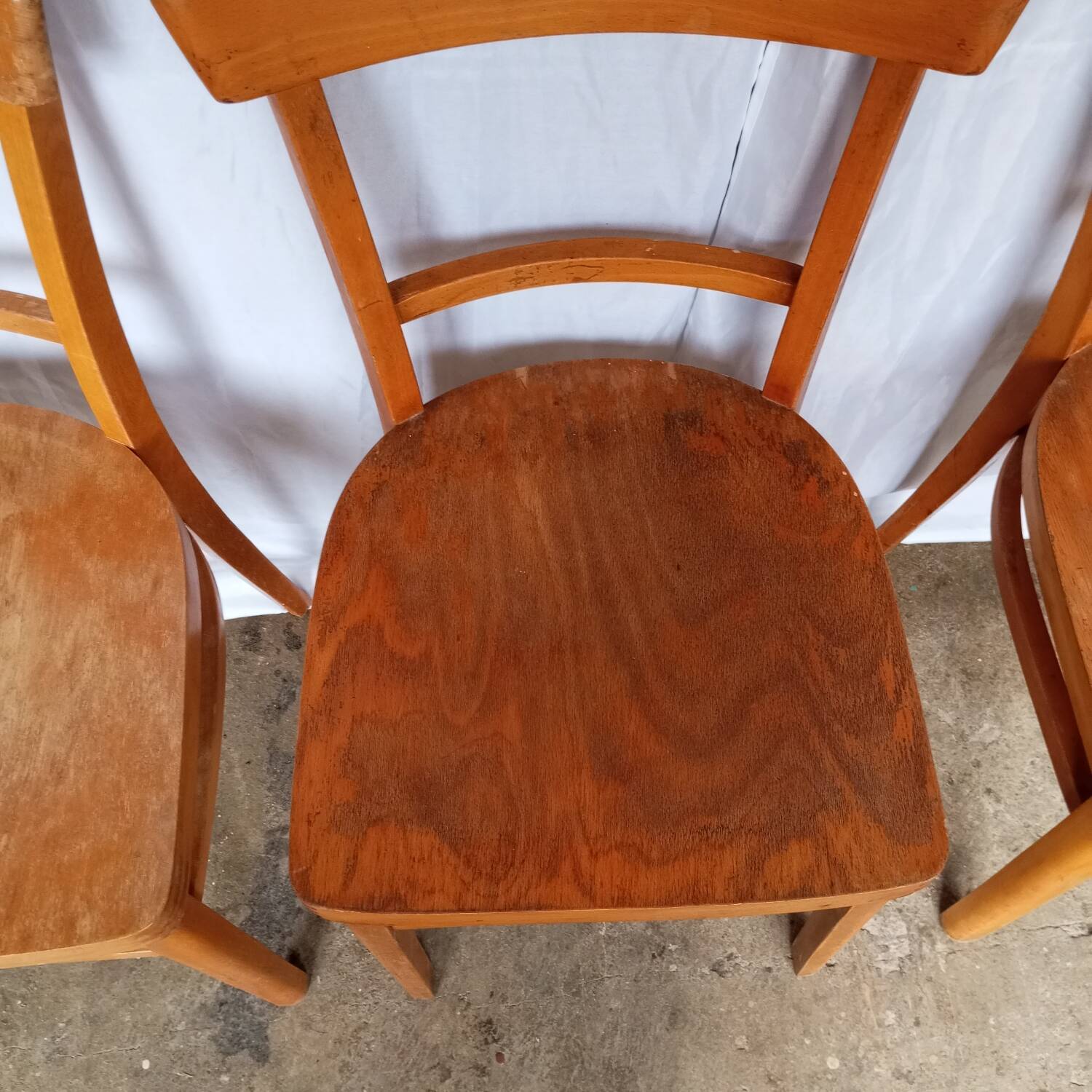Antique bistro chairs