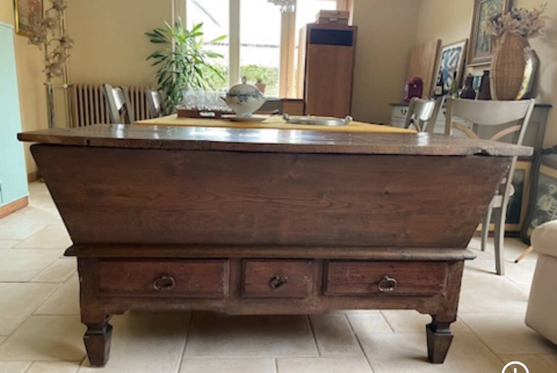 Dough mixer or old baker's kneading trough