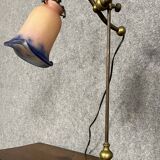 Cochelin France: 1890s gilt bronze desk lamp