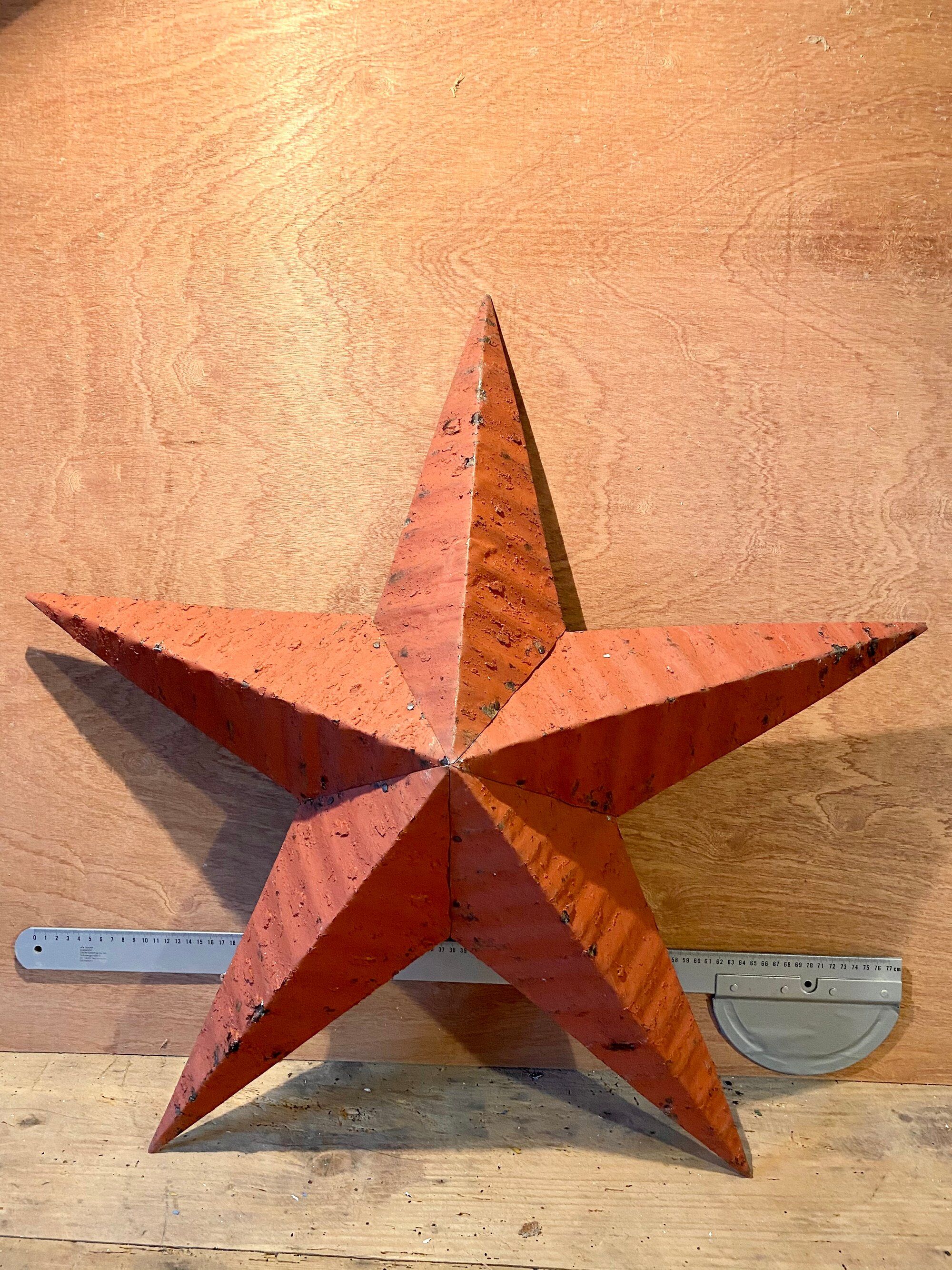 Amish stars red 74cm