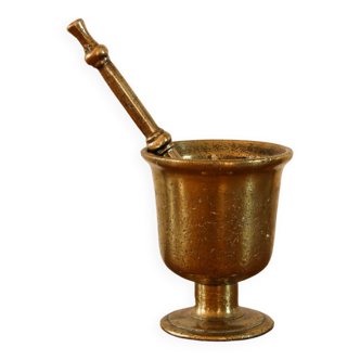 Bronze apothecary pestle mortar