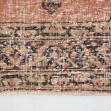 3x12 Brunt Red & Brown Vintage Runner Rug, 88x382Cm