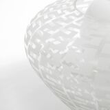 Original large Mid Century double glass ceiling lamp by Wilhelm Wagenfeld f