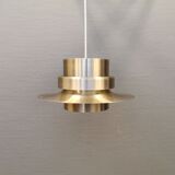 Danish hanging lamp in brass colored aluminum