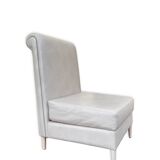 Fauteuil lounge à dossier roulé, années 2000