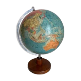 Vintage 1973 terrestrial globe from Räth ex-GDR - 48 cm