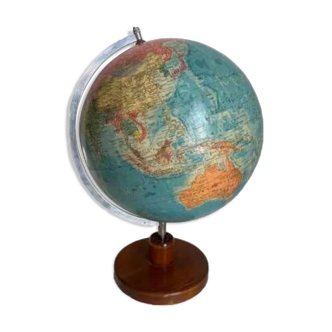 Vintage 1973 terrestrial globe from Räth ex-GDR - 48 cm