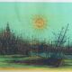 Lithograph "Cathedral of Boats" Jean Carzou (1907-2000)