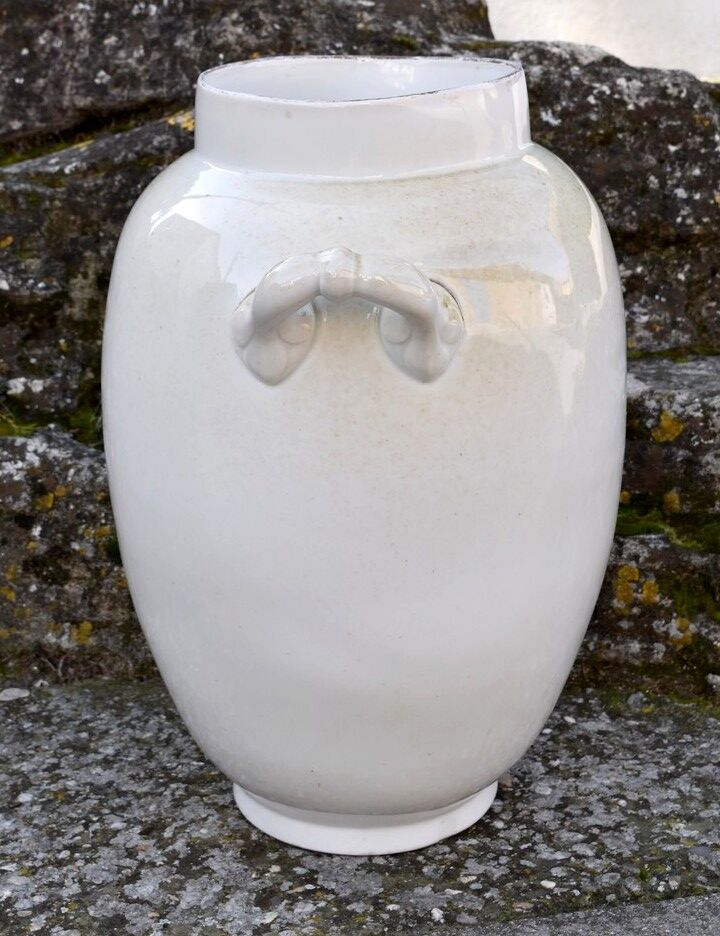 Large Jarre vase in Porcelain by Bernardaud in Limoges